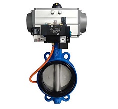 Pneumatic Wafer Butterfly Valve