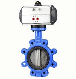 Pneumatic Wafer Lug Butterfly Valve