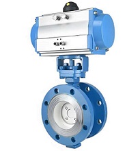 Pneumatic Triple ECC Butterfly Valve